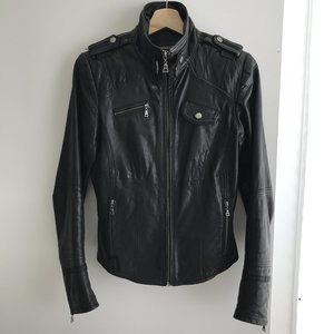 Danier Leather Jacket  |  Biker style